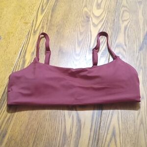 Andie Womens Bikini Small Top  Swim Vacation MAUI  Resort NEW TRUFFLE BROWN RUST